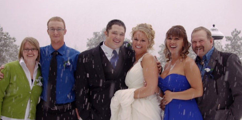 morrison wedding at the arrowhead manor with mountain views